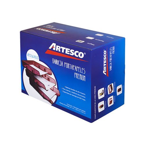 BANDEJA ARTESCO PREMIUM PORTAPAPEL 3 PISOS