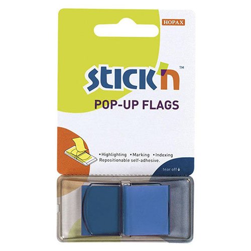 BANDERITA ADH. STICK´N (26024) x 50H POP UP AZUL