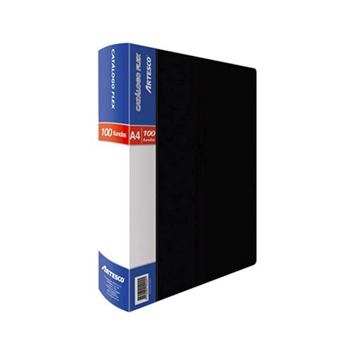 CATALOGO FLEX ARTESCO T/A4 X 100 FUNDAS AZU/NEG