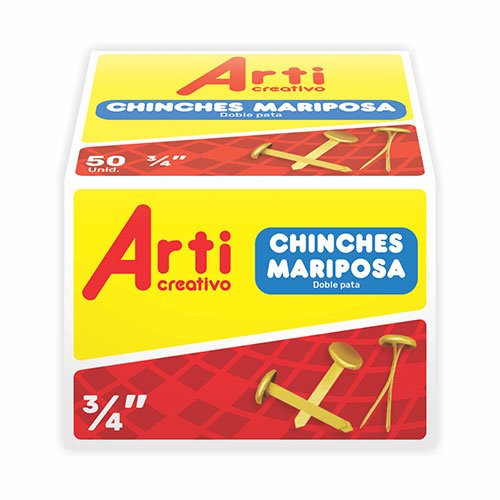 CHINCHE ARTI C. DE DOBLES 3/4 X 50Und. (mariposa)
