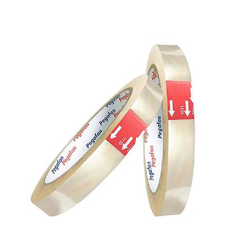 CINTA ADHESIVA PEGAFAN TUBO 1/2 X 16 YDS CRISTALINO