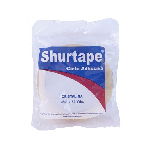 CINTA ADHESIVA SHURTAPE 3/4 X 72 YDS CRISTAL