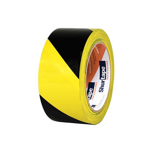 CINTA SHURTAPE SEÑALIZACION VP-415 AMAR/NEGR 2"X36YDS