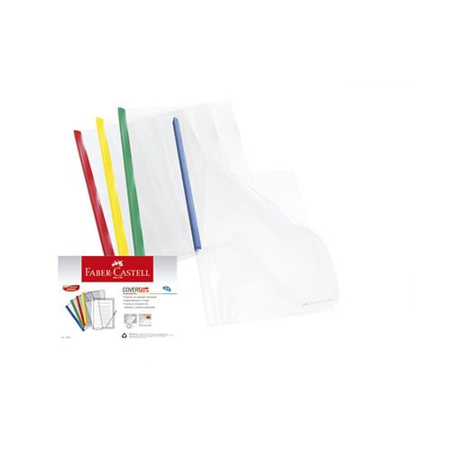 FILE FABER C. COVER CF300 A4 C/SUJETADOR (PACK X 5)