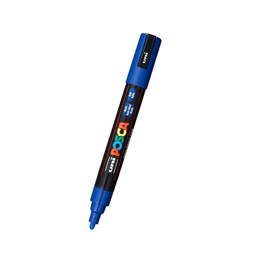MARCADOR POSCA UNI PC-5M AZUL