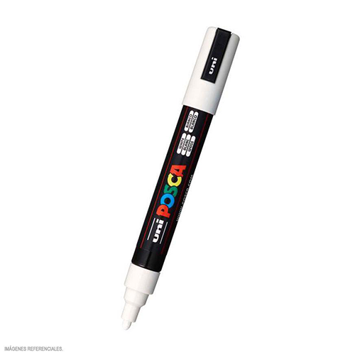 MARCADOR POSCA UNI PC-5M BLANCO