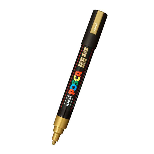 MARCADOR POSCA UNI PC-5M DORADO