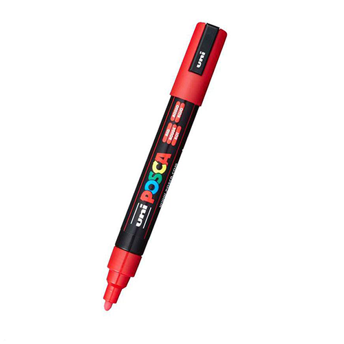 MARCADOR POSCA UNI PC-5M ROJO