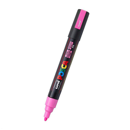 MARCADOR POSCA UNI PC-5M ROSADO FLUORESCENTE