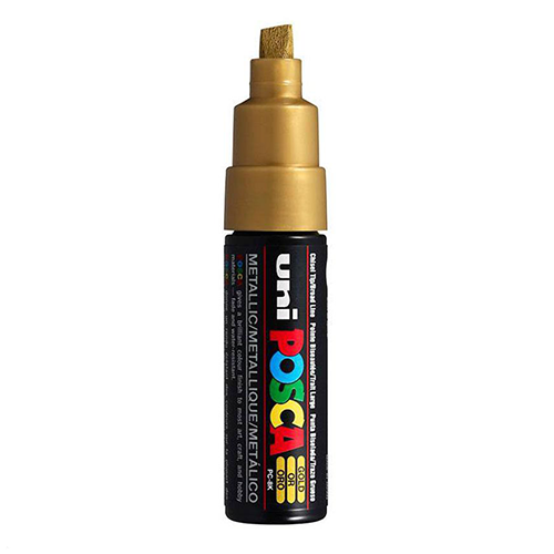 MARCADOR POSCA UNI PC-8K DORADO