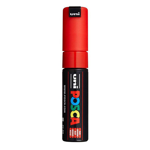 MARCADOR POSCA UNI PC-8K ROJO