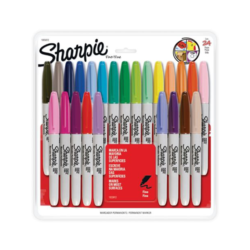 MARCADOR SHARPIE PERMANENT. X 24