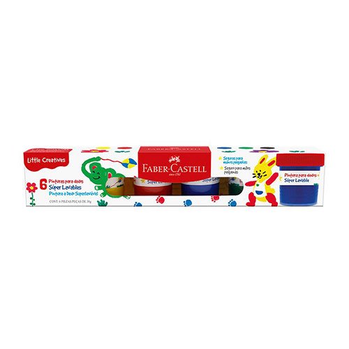 PINTURA DEDO FABER C. X 6