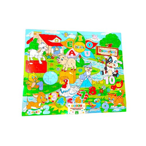 ROMPECABEZAS EDUKT PINTADO X 100 PIEZAS (PTRF0005)
