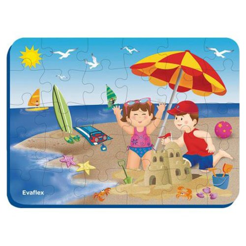 ROMPECABEZAS EVAFLEX X 30 PIEZAS BOLSA PLAYA
