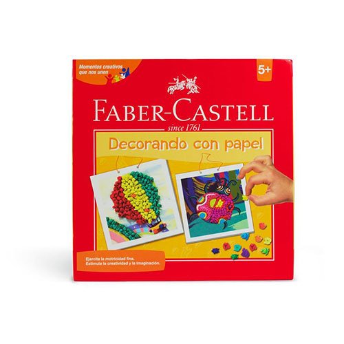 SET CREATIVO FABER C. DECORANDO CON PAPEL