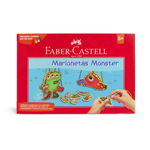 SET CREATIVO FABER C. MARIONETAS MONSTER