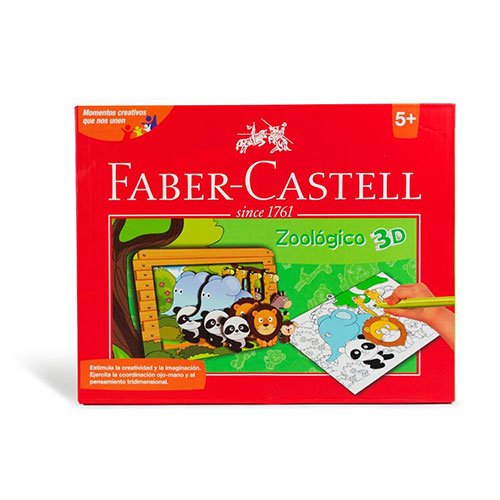 SET CREATIVO FABER C. ZOOLOGICO 3D