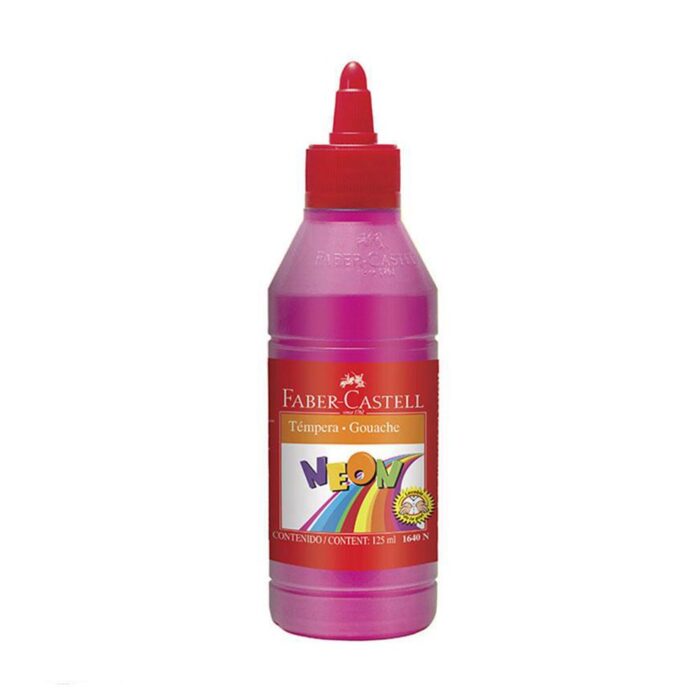 TEMPERA FABER CASTELL X 250ml NEON ROSADO